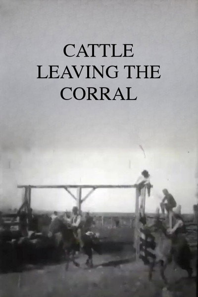 Póster de Cattle Leaving the Corral