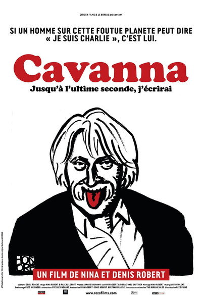 Póster de Cavanna, jusqu'à l'ultime seconde, j'écrirai