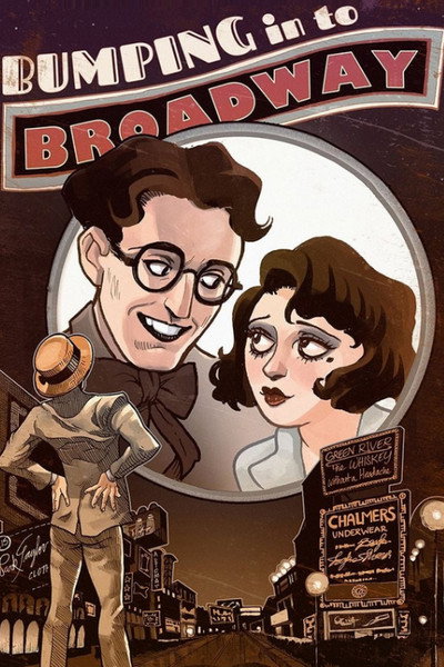 Póster de Cayendo en Broadway