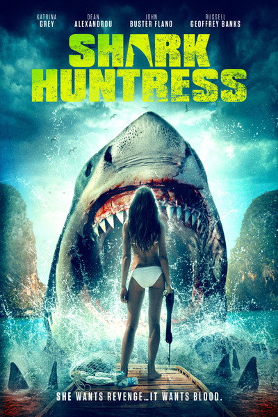 Póster de Cazadora de Tiburones