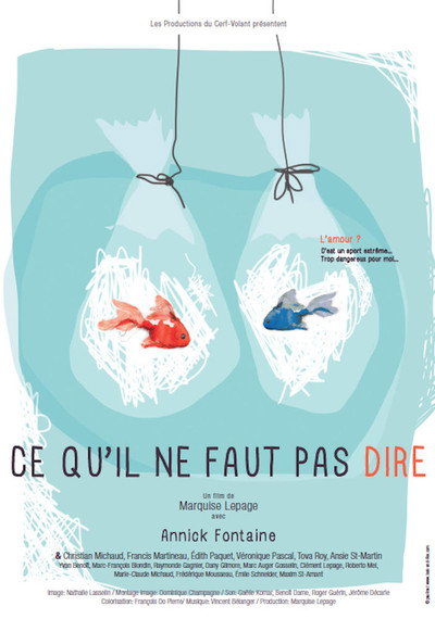 Póster de Ce qu'il ne faut pas dire