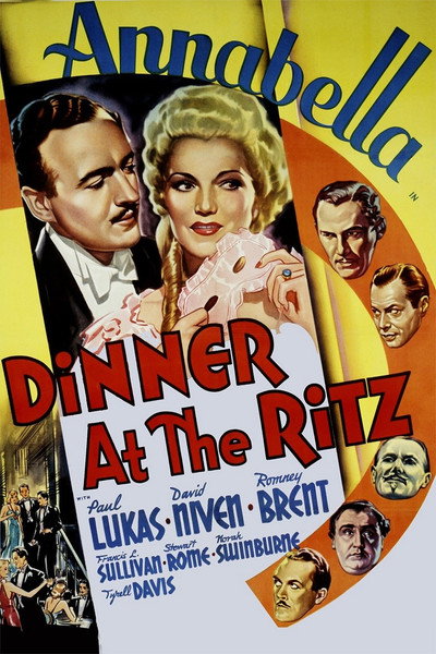 Póster de Cena en el Ritz