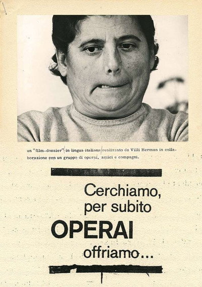Póster de Cerchiamo per subito operai, offriamo...