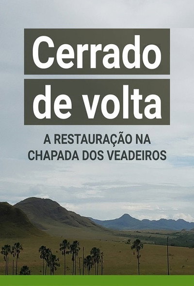Póster de Cerrado de Volta: A Restauração na Chapada dos Veadeiros