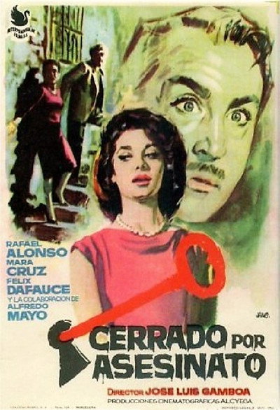 Póster de Cerrado por asesinato