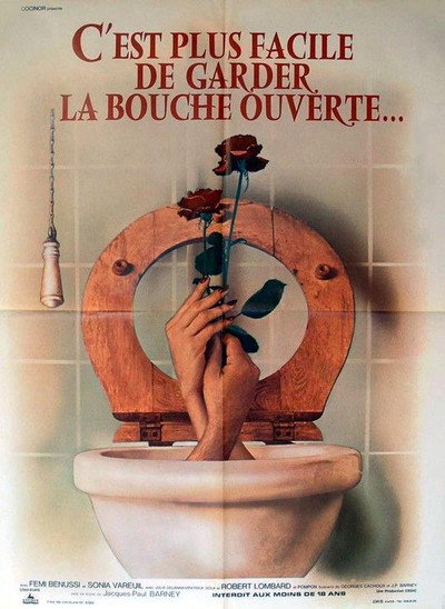 Póster de C'est plus facile de garder la bouche ouverte...