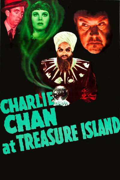 Póster de Charlie Chan en la isla del tesoro