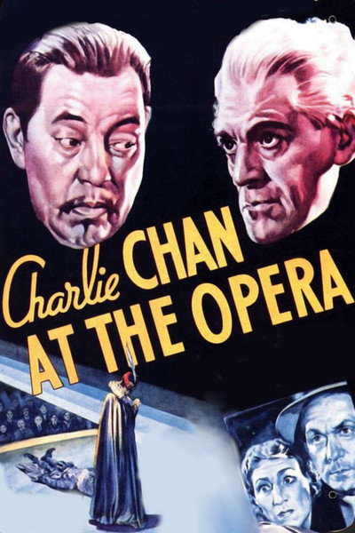 Póster de Charlie Chan en la ópera