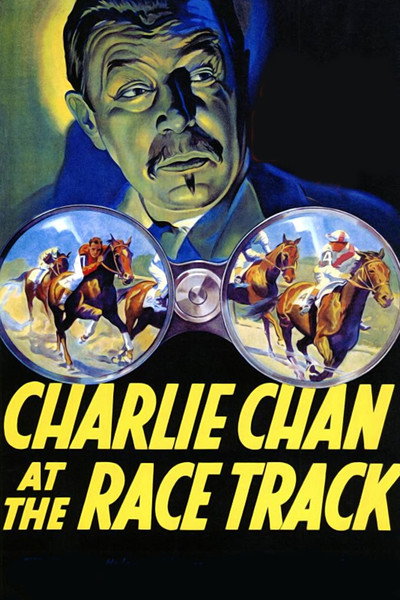 Póster de Charlie Chan en la pista