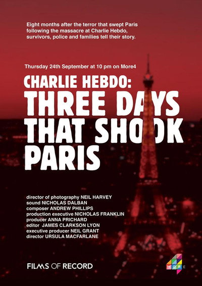 Póster de Charlie Hebdo: 3 Days That Shook Paris