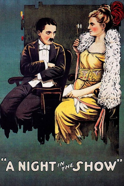 Póster de Charlot al Music Hall