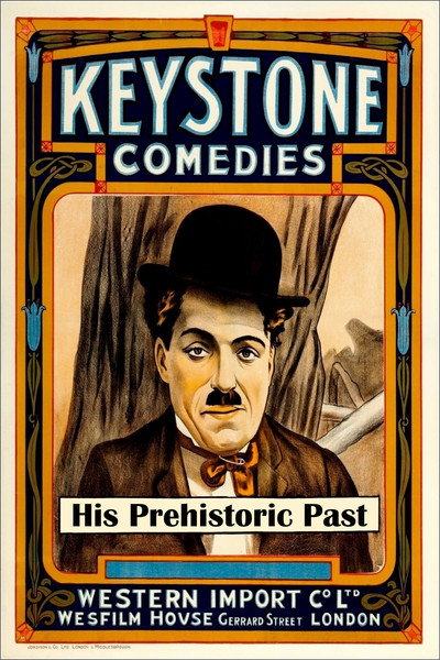 Póster de Charlot prehistórico