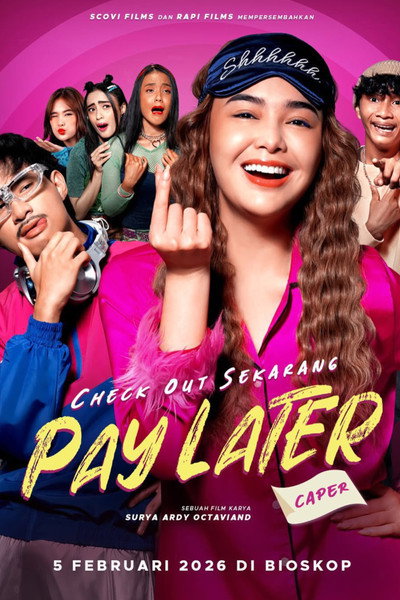 Póster de Check Out Sekarang, Pay Later (Caper)