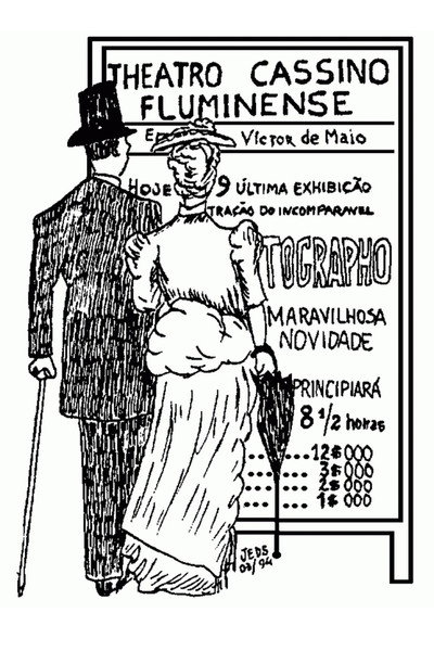 Póster de Chegada do Trem em Petrópolis