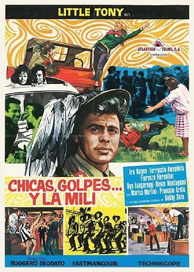 Póster de Chicas, golpes... y la mili