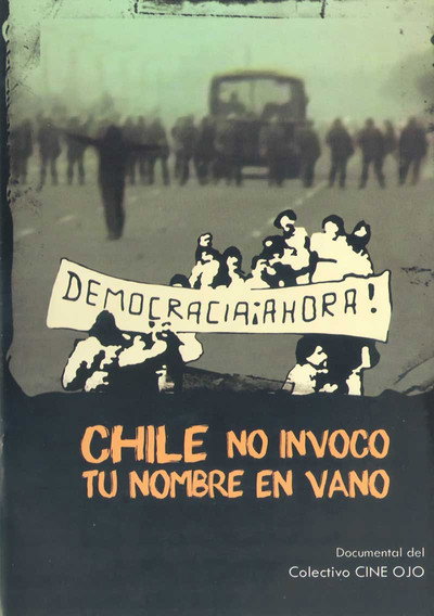 Póster de Chile, no invoco tu nombre en vano