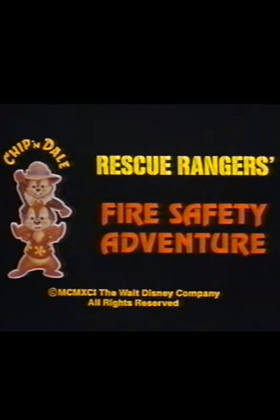 Póster de Chip 'n Dale Rescue Rangers' Fire Safety Adventure