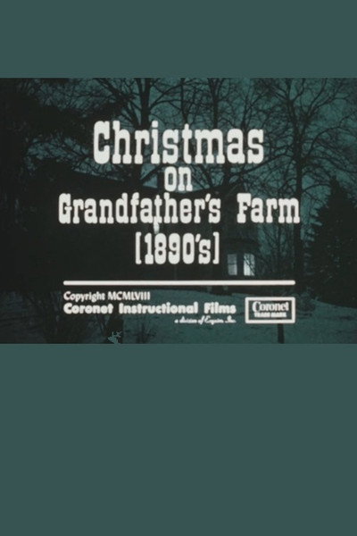Póster de Christmas on Grandfather's Farm (1890's)
