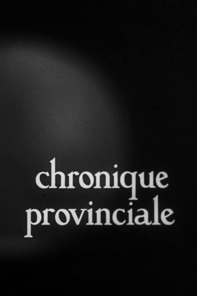 Póster de Chronique provinciale