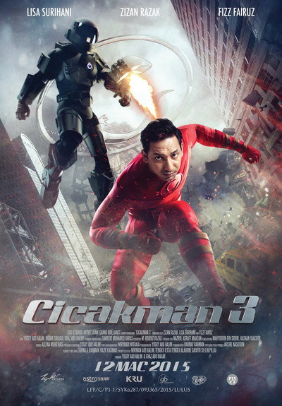 Póster de Cicak-Man 3