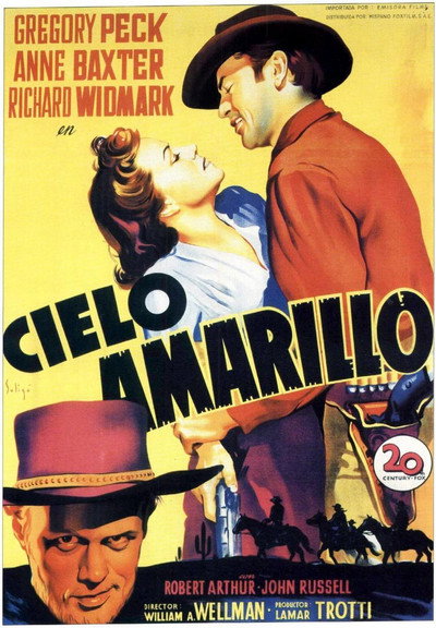 Póster de Cielo amarillo