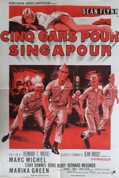 Póster de Cinco marinos en Singapur