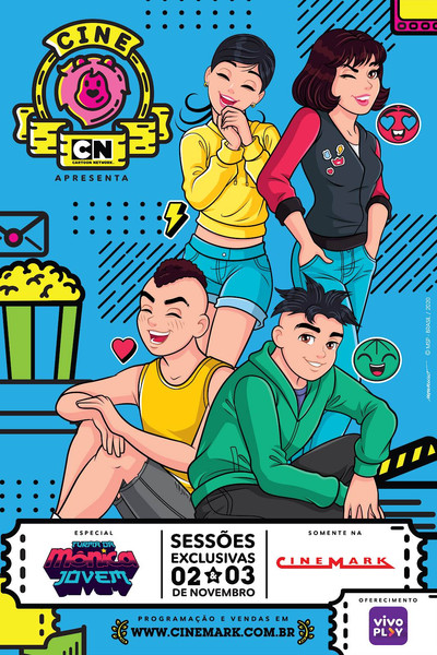 Póster de Cine Cartoon - Especial Turma da Mônica Jovem