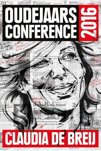 Póster de Claudia de Breij: Oudejaarsconference 2016