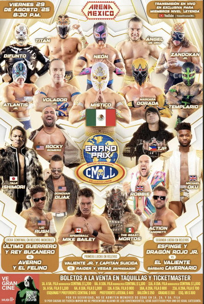 Póster de CMLL Grand Prix Internacional