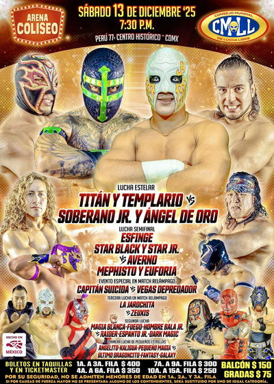 Póster de CMLL Sabados De Coliseo