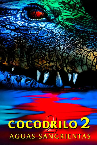 Póster de Cocodrilo. Aguas sangrientas