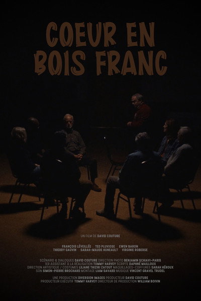 Póster de Coeur en bois franc