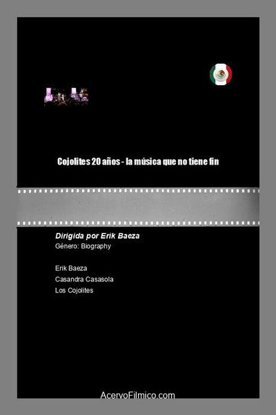 Póster de Cojolites 20 años - la música que no tiene fin