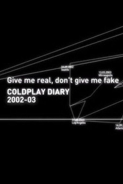 Póster de Coldplay Diary 2002-03