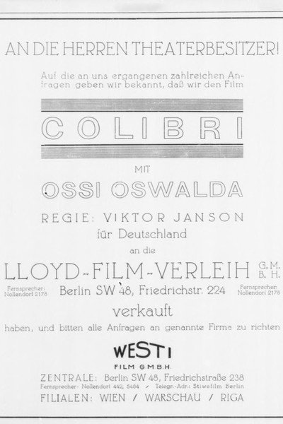 Póster de Colibri