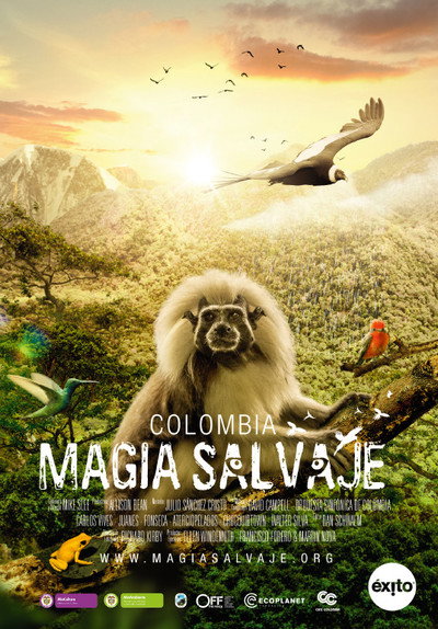 Póster de Colombia magia salvaje