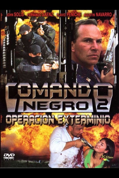 Póster de Comando Negro Operación exterminio