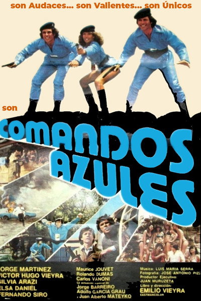 Póster de Comandos azules