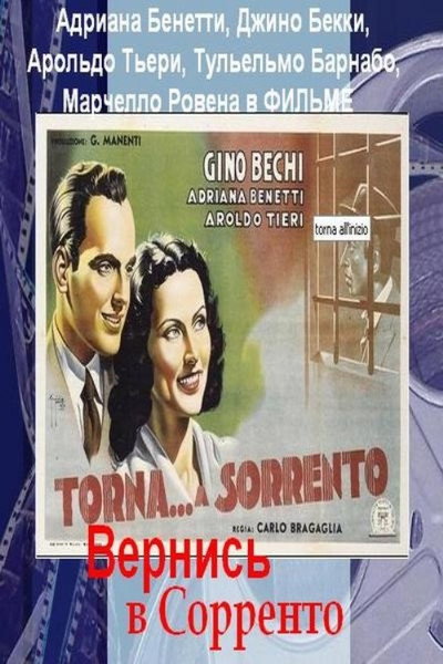 Póster de Come Back to Sorrento