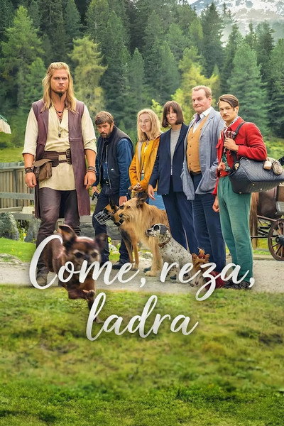 Póster de Come, reza, ladra