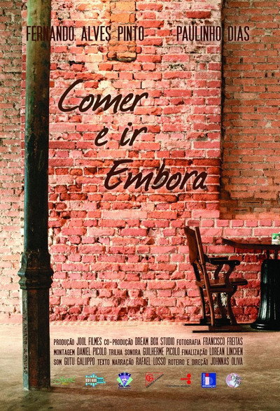 Póster de Comer e Ir Embora