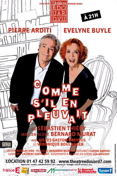 Póster de Comme s'il en pleuvait