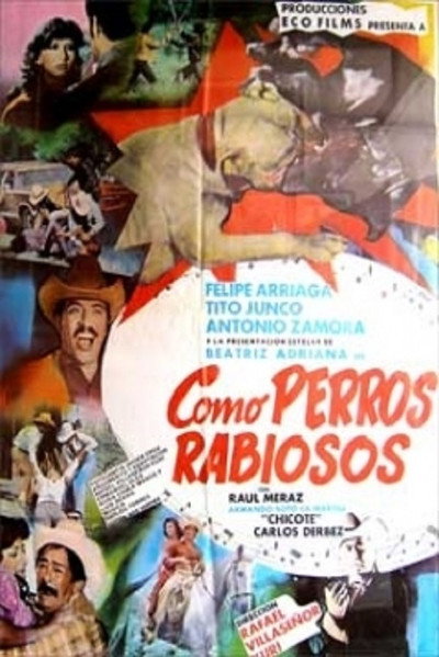 Póster de Como perros rabiosos