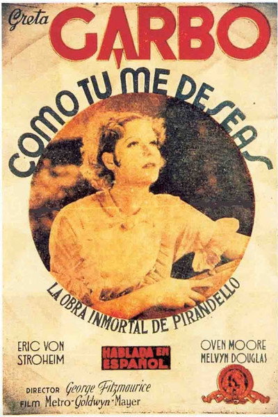 Póster de Como tú me deseas
