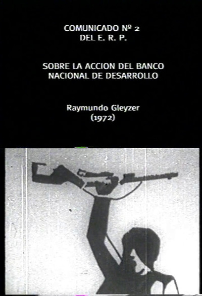 Póster de Comunicado No. 2 del E.R.P. sobre la acción del Banco Nacional de Desarrollo
