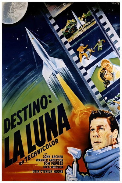 Póster de Con destino a la Luna