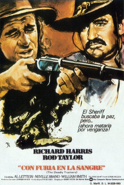 Póster de Con furia en la sangre