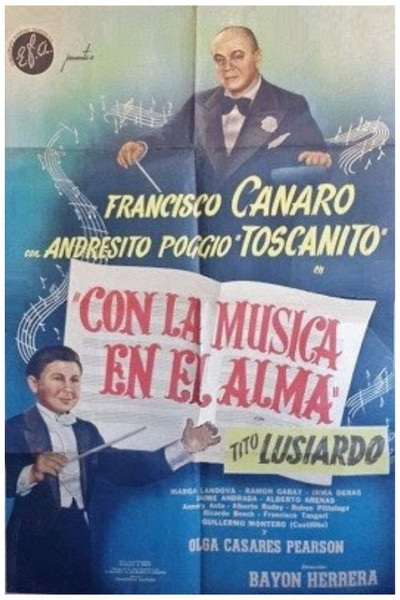 Póster de Con la música en el alma