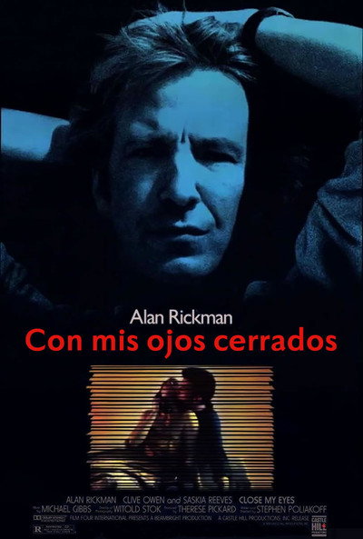 Póster de Con mis ojos cerrados
