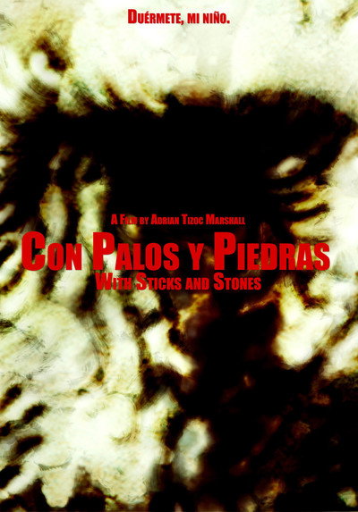 Póster de Con palos y piedras